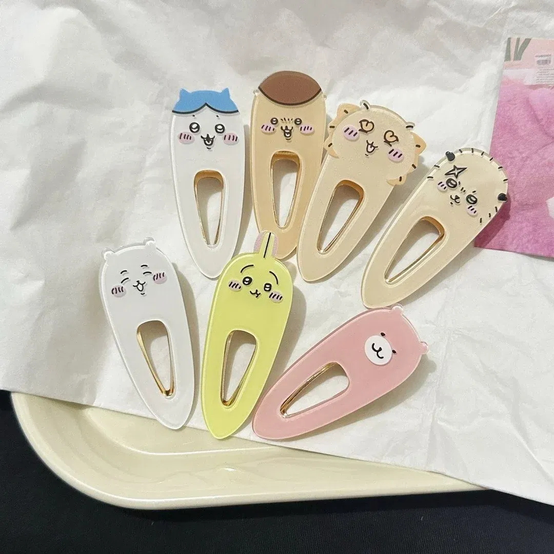 Color: COLOR - Japanese New Girls Cute Cartoon Hairpins Kids Lovely Hair Clips Barrettes Headband ハチワ?¬ ち?„?‹?‚? Fashion Hair Accessories