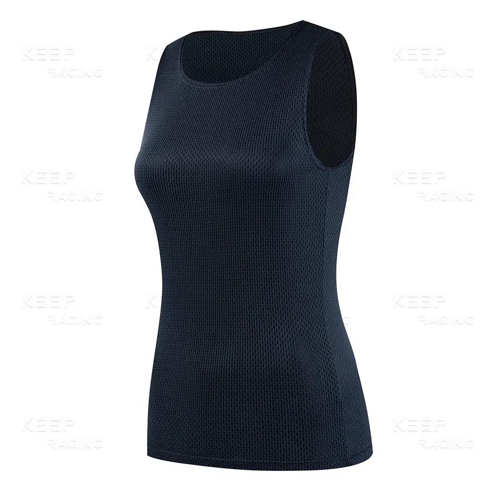 Color: Beige, Size: M - Women Cycling Base Layers Colorful Cycling Jersey Blue Quick Dry Vest Breathable Pink Undershirt Elastici Vest Road Bike Jerseys