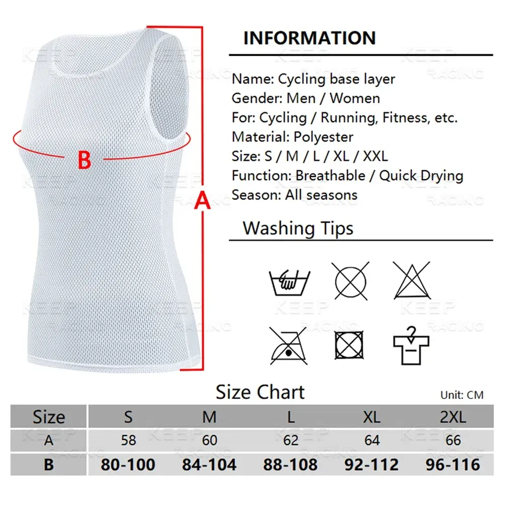 Color: Beige, Size: M - Women Cycling Base Layers Colorful Cycling Jersey Blue Quick Dry Vest Breathable Pink Undershirt Elastici Vest Road Bike Jerseys