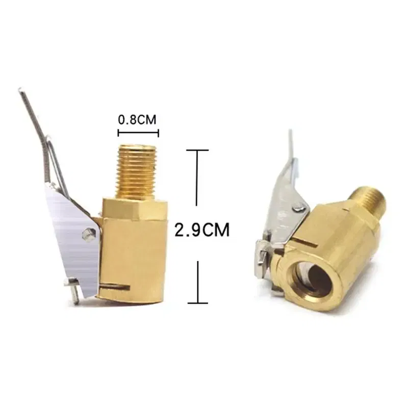 Accessories Hose Repair Vehicle Tire Air Chuck Heavy Duty Screw On Tire Air Chuck Tire Inflator Gauge Compressor Barb Connector