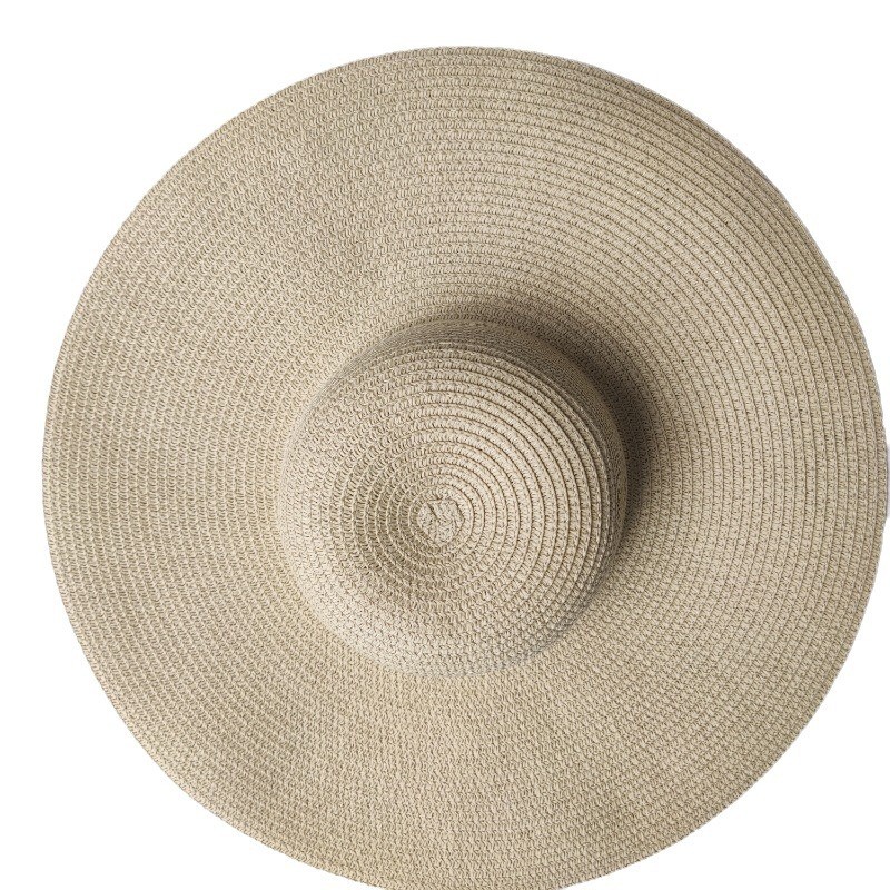 Wide-Brim Straw Hat for Women