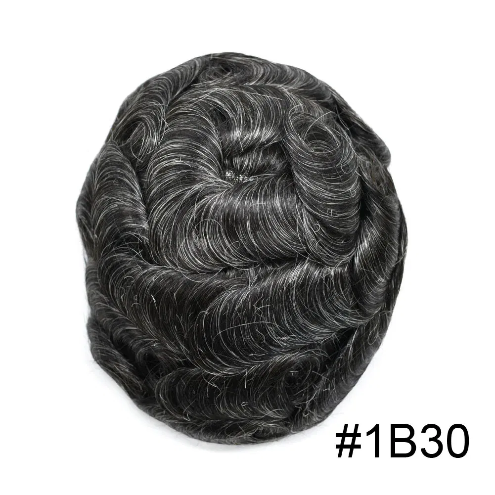 Toupee Color: 6RD#, Toupee Density: 100%, Length: 6 inches, Ships From: CHINA, Toupee Size: 8x10 - Men Toupee Hair Systems Ultra Thin Skin 0.06MM V-LOOP Capillary Prosthesis Invisible Hairline Real Human HairPieces Hair Units