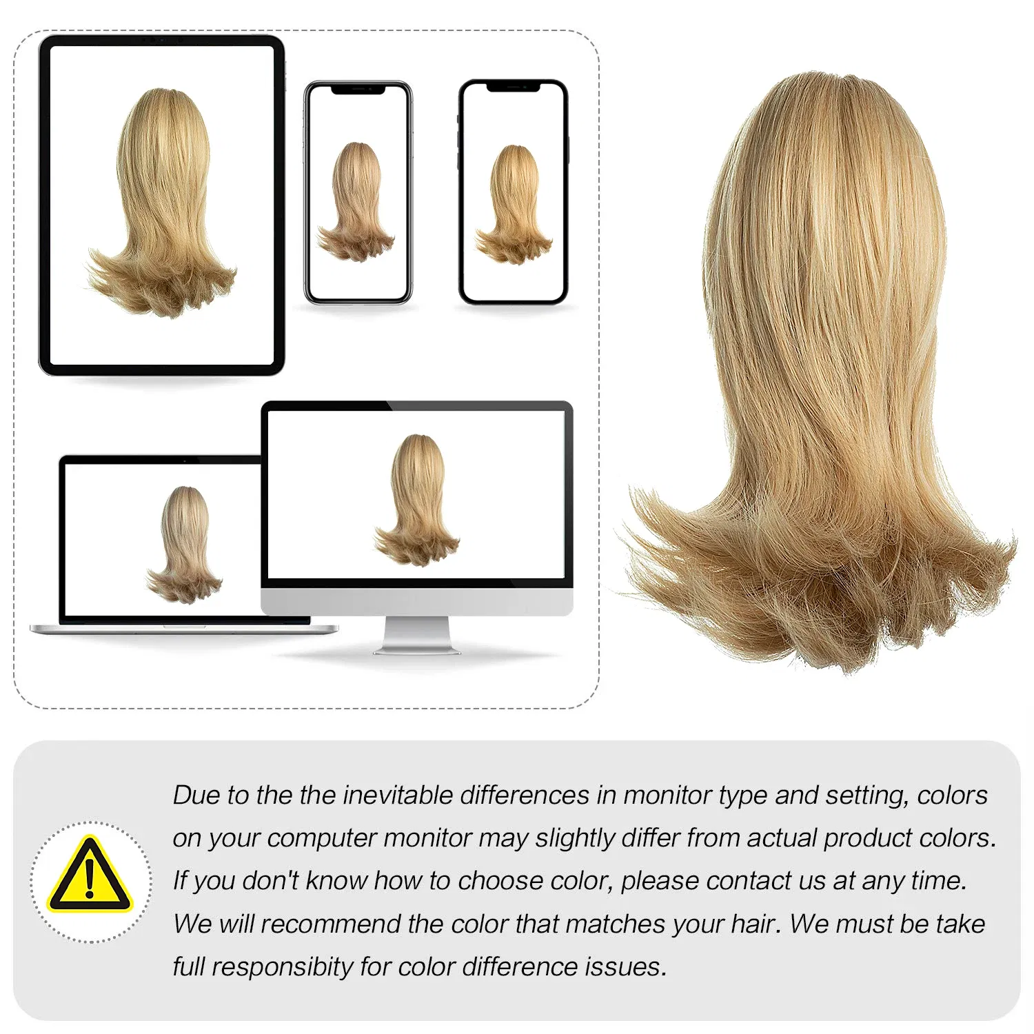 Color: #60, Stretched Length: 12inches - Synthetic Claw Clip In Ponytail Hair Extensions Hairpiece Horse Tail Fake Hair Wavy Blonde False Pigtail With Elastic Band