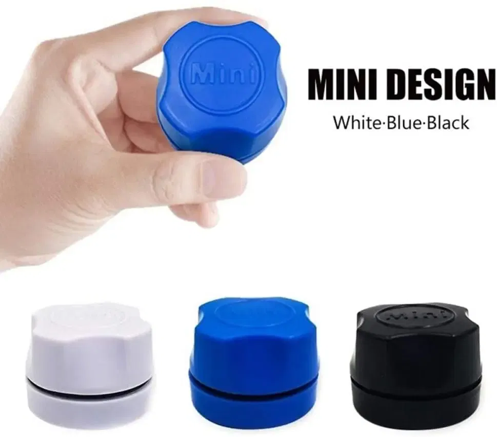 Color: Blue - Aquarium Cleaning Magnet Fish Tank Clean Glass Scrubber Tool Double-Sided Algae Moss Removal Suspension Scraper