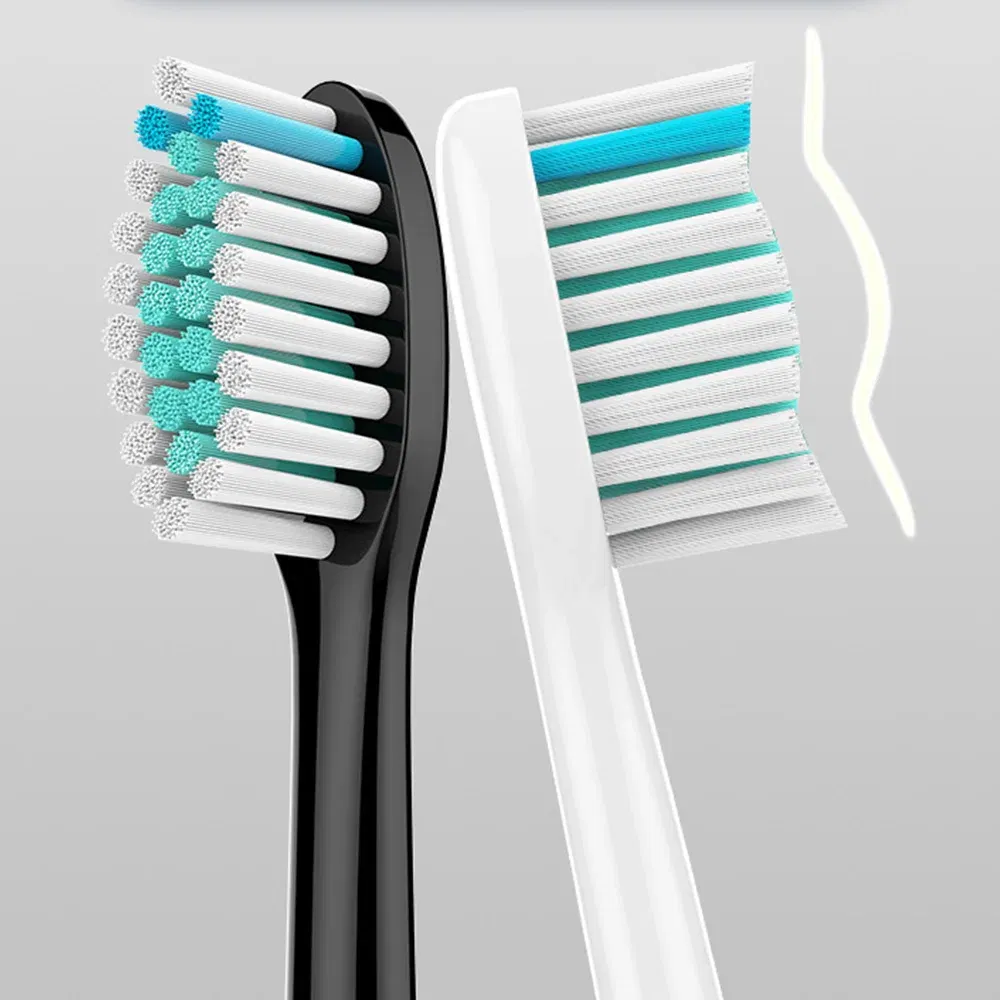 Color: Gold - Electric toothbrush head, replaceable sonic electric toothbrush head, suitable for Philips Sonicare's electric replaceable brush