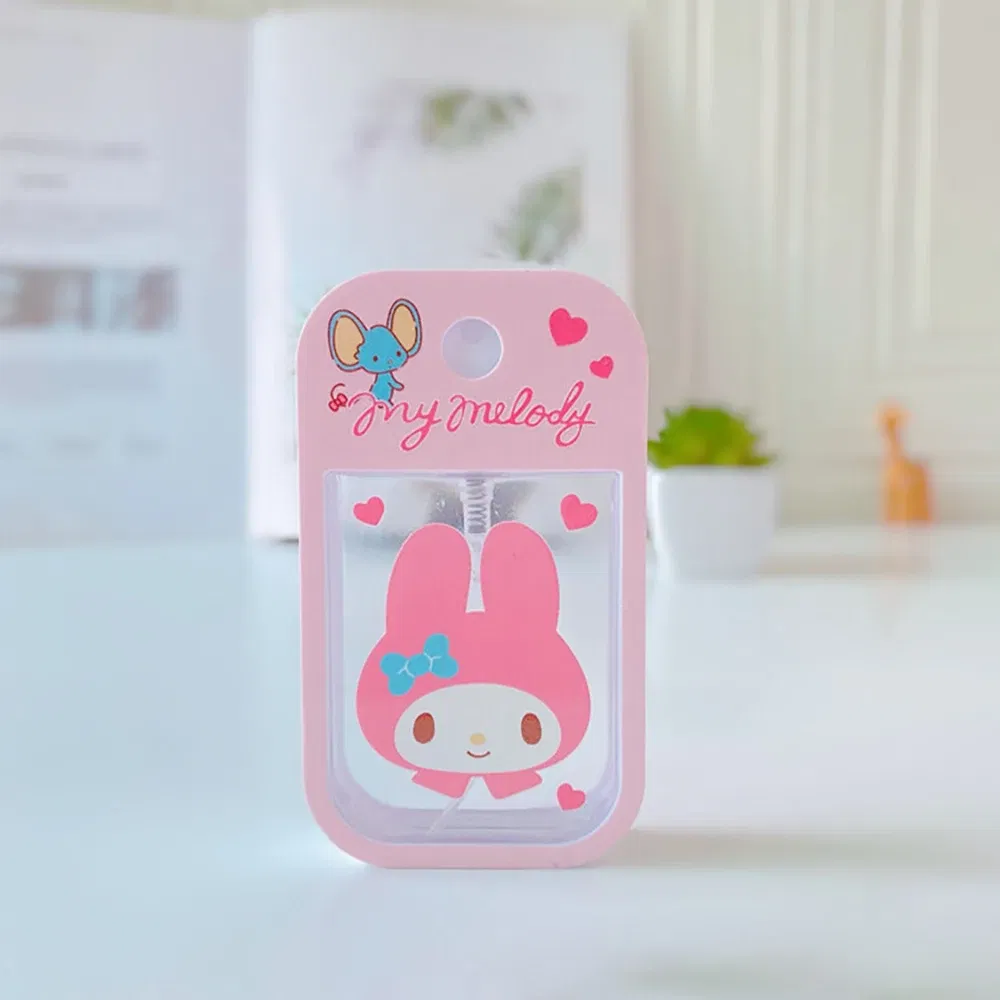 Color: Brown - Sanrio Travel Perfume Bottle Refillable Melody Alcohol  Bottle Kawaii Kuromi Cinnamoroll  Gifts Boys Kids Girls Childrens