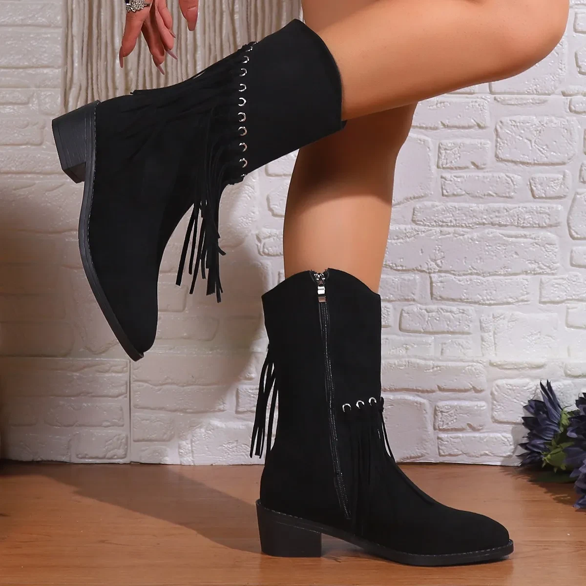 French Women's Retro Boots