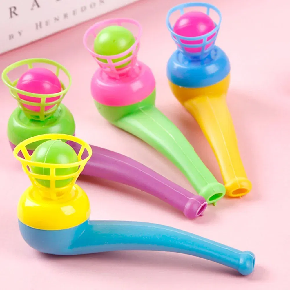 Ships From: CHINA - 2pc Plastic Pipe Blowing Ball Kids Toys Outdoor Games Balance Training Educational Toys Learning Toys for Children Funny Gifts