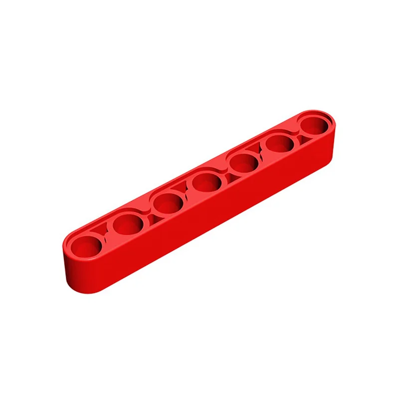 Color: Medium Azure - Rainbow Pig MOC Parts 32524 High-tech Liftarm Beam 1 x 7 Thick Building Blocks Classic Brand Kids DIY Educational Spare Toys