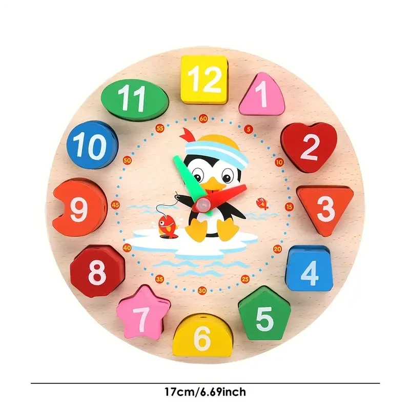 5pcs/set Wooden Toys With Xylophone, Clock Beads, Early Education Toys For Babies