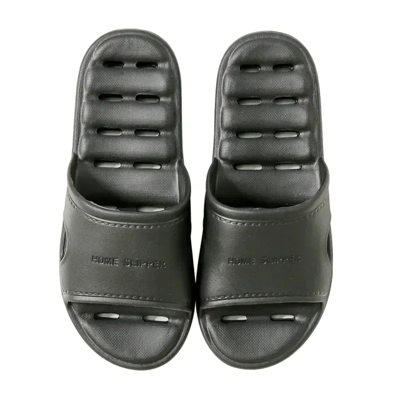 Color: Pink, Shoe Size: 3.5 - Men Bathroom Slippers Women Home Slipper Non-slip Water Leaky Slippers Couples Beach Flip Flop Comfortable Soft Sole Slides