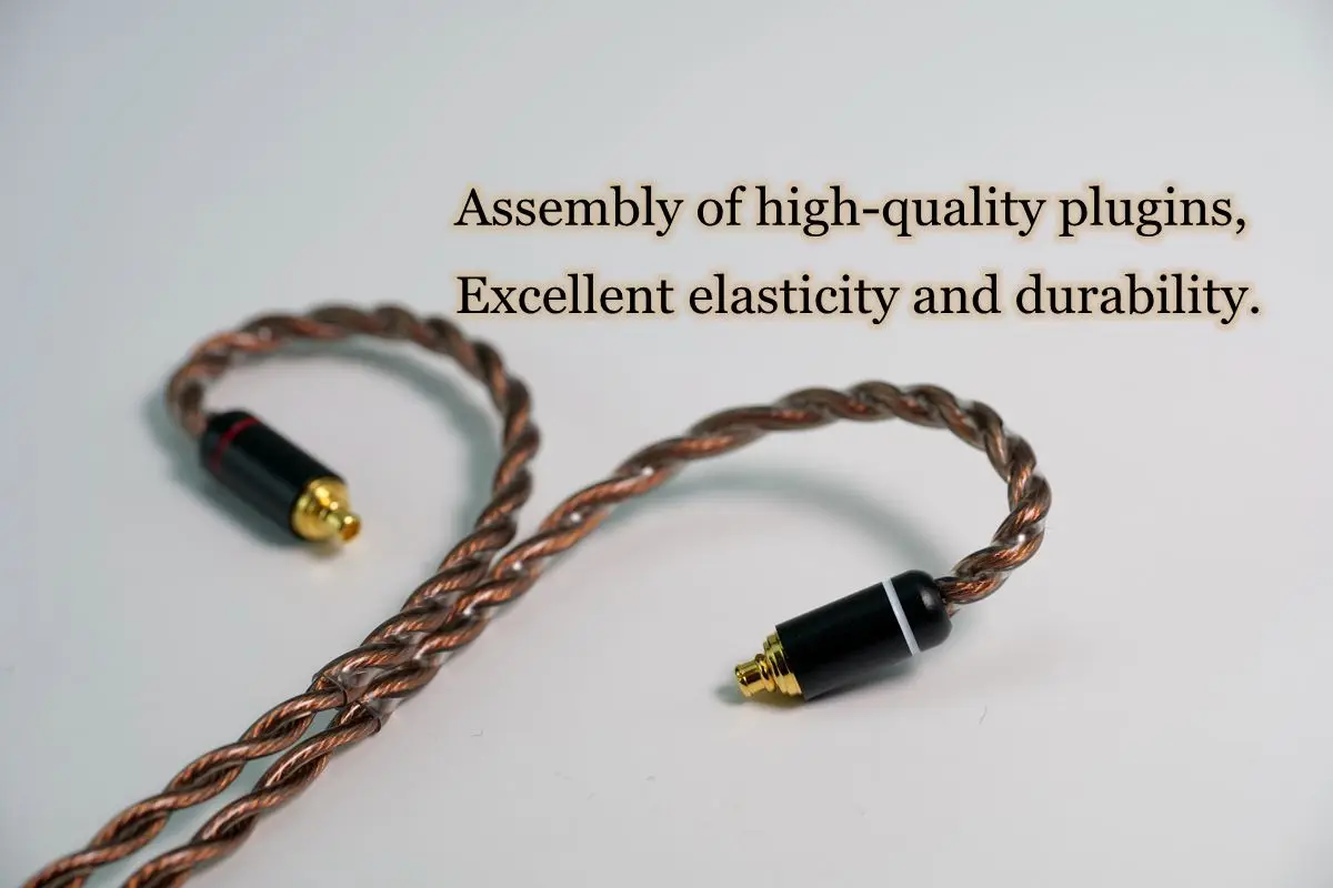 Color: Dark Grey - Raven series 7N OCC 2024 upgrading cable special promotion version MMCX 0.78MM IE900 N5005