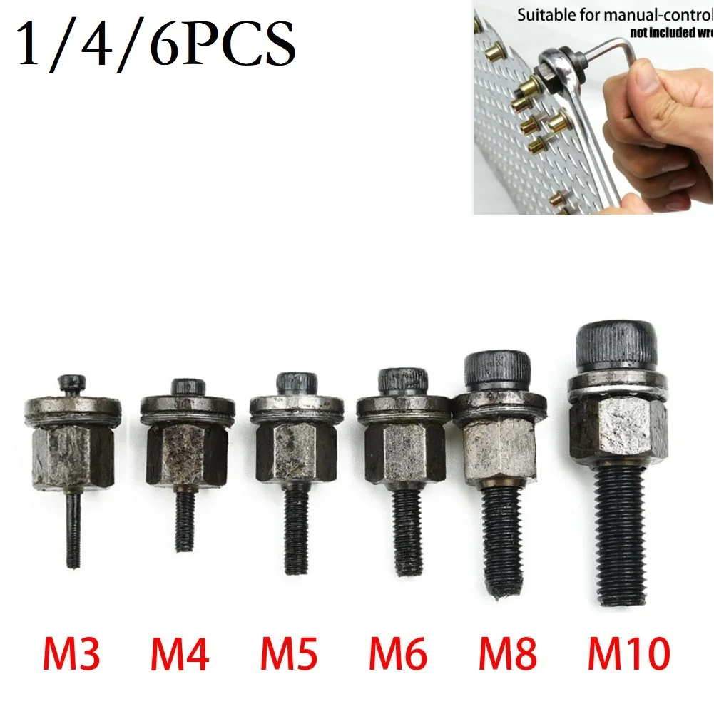 Color: WHITE, Ships From: CHINA - Hand Rivet Nut Head Tool Head Set For Rivet Nut Tool M3 M5 M6 M8 M10  Manual Riveter Threaded Riveter Nut Riveter Tool Tip