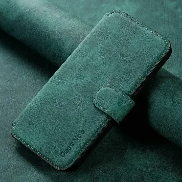 Color: green, Material: EVA - For Motorola Edge 50 Neo 60 Fusion 5G Luxury Case Leather Wallet Card Capa Moto Edge 60 Pro Case Edge50 S50 60s Pro Magnet Cover