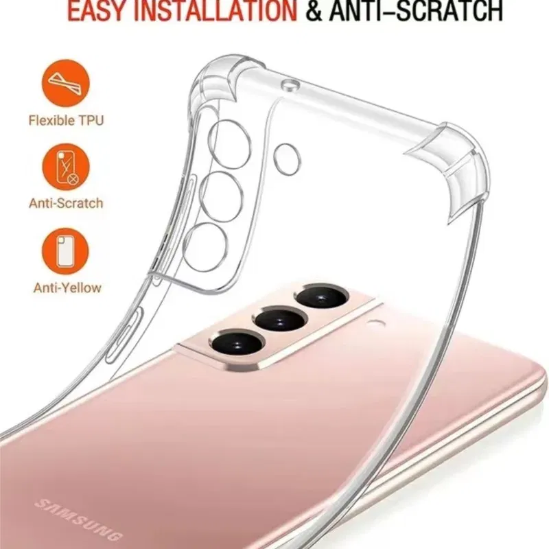 Color: army green - Clear Shockproof Case for Samsung Galaxy A16 A36 A25 A35 A55 A15 A54 A34 A14 A24 A05S A73 A53 A33 A23 A13 4G 5G Back Cover