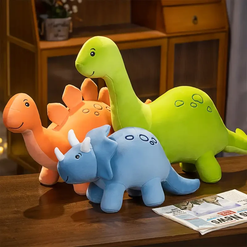 Cartoon Dinosaur Plush Toys Kawaii Triceratops Plush Toy Cute Dion Stuffed Animals Plushies