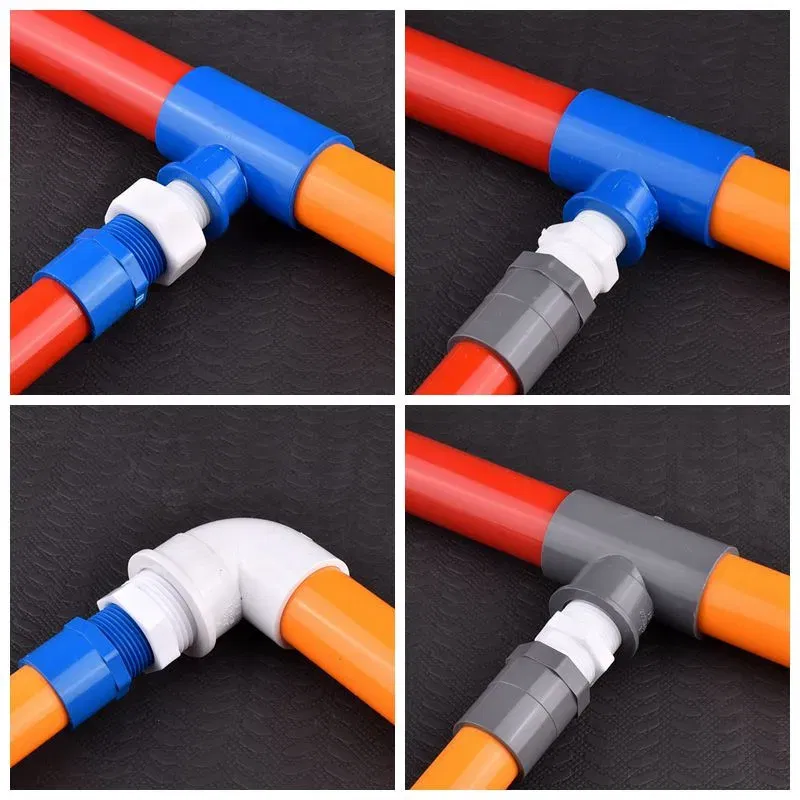 Color: Blue, Diameter: 1/2'' - 1~20pcs 1/2" 3/4" 1" Male/Female Thread Bushing Connector Equal/Reducer Nipple Joint Aquarium? Tank Garden Water Pipe Connector