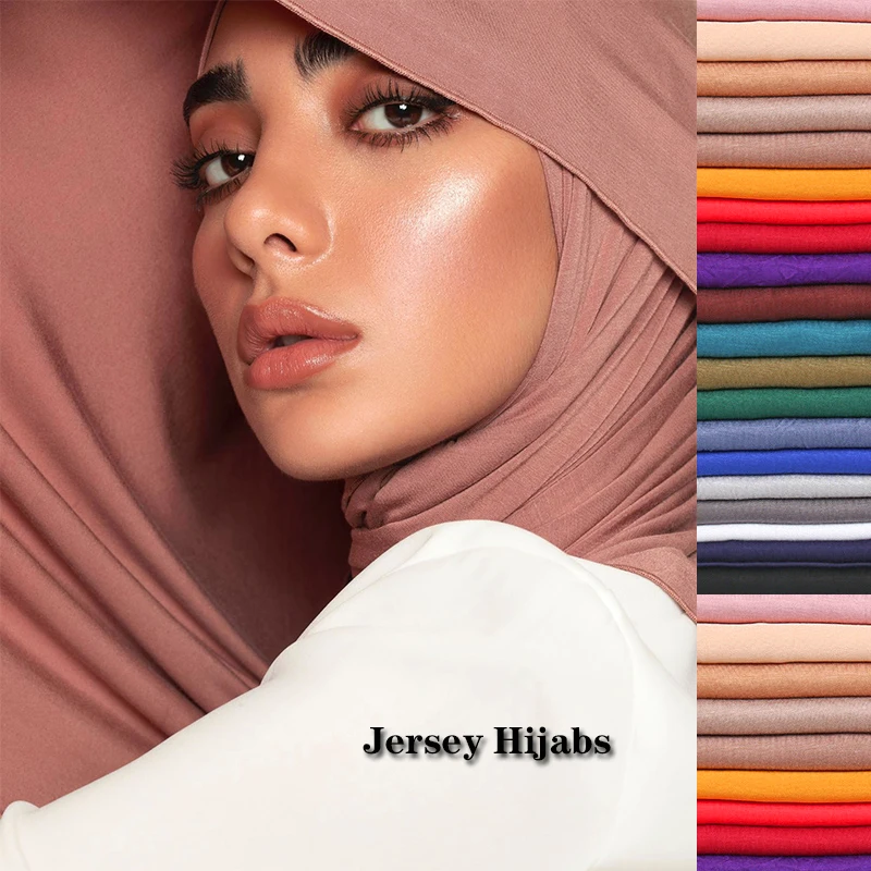 Color: Beige, Ships From: CHINA - New Jersey Womens Muslim Ramadan Fashion Modal Cotton Jersey Hijab Womens High Quality Solid Color Soft Hijab Long African Scarf