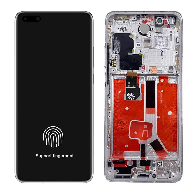 Color: VIOLET, Ships From: CHINA - Top A+ 6.58"NEW P40 Pro Screen Replacement for huawei P40 Pro LCD display ELS-NX9 ELS-N04 Touch Screen Digital with Frame