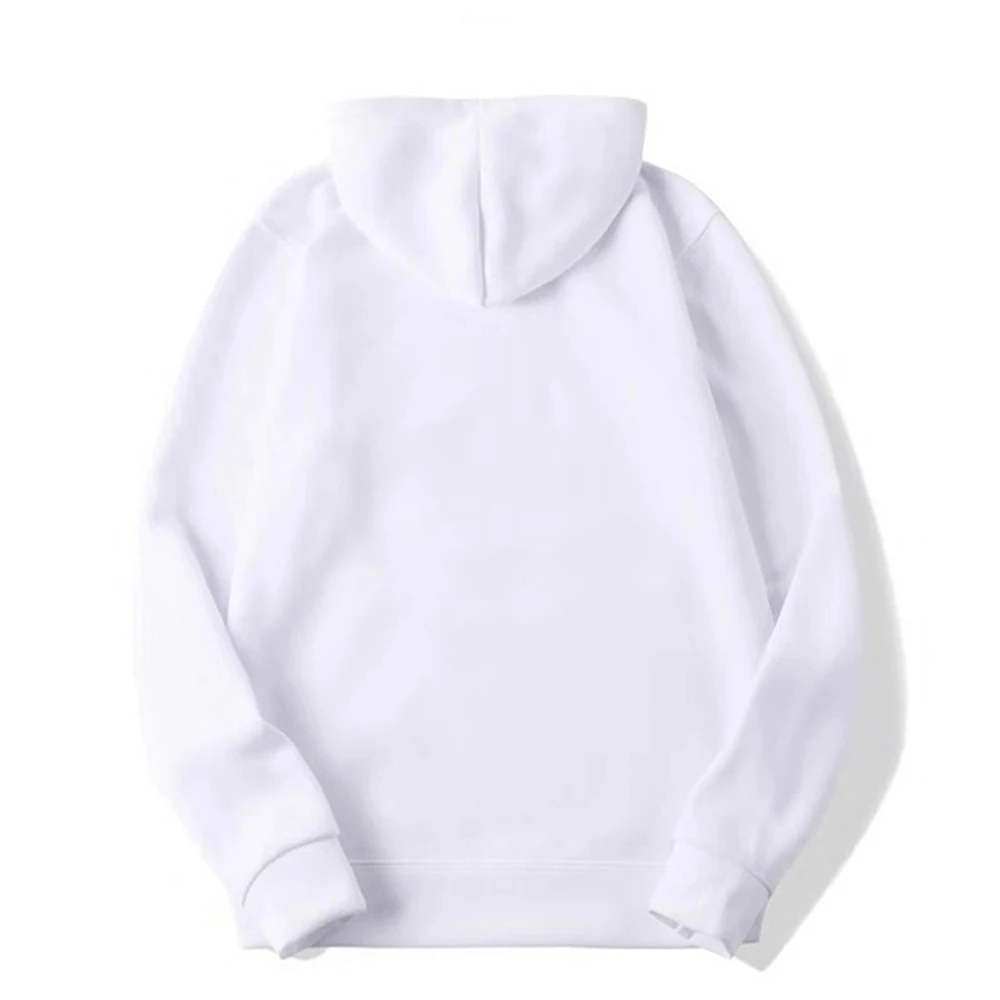 Color: WHITE, Size: S - Blank Fleece Fashion Hoodies Men Pull Over Wholesale Hooded Sweatshirt Unisex Cheap Solid Hoodie In Bulk Sudaderas Con Capucha