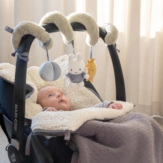 Miffy Fluffy Spiral Toy Blue/Green