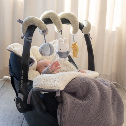 Miffy Fluffy Spiral Toy Blue/Green