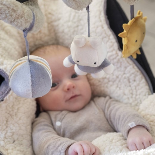 Miffy Fluffy Spiral Toy Blue/Green