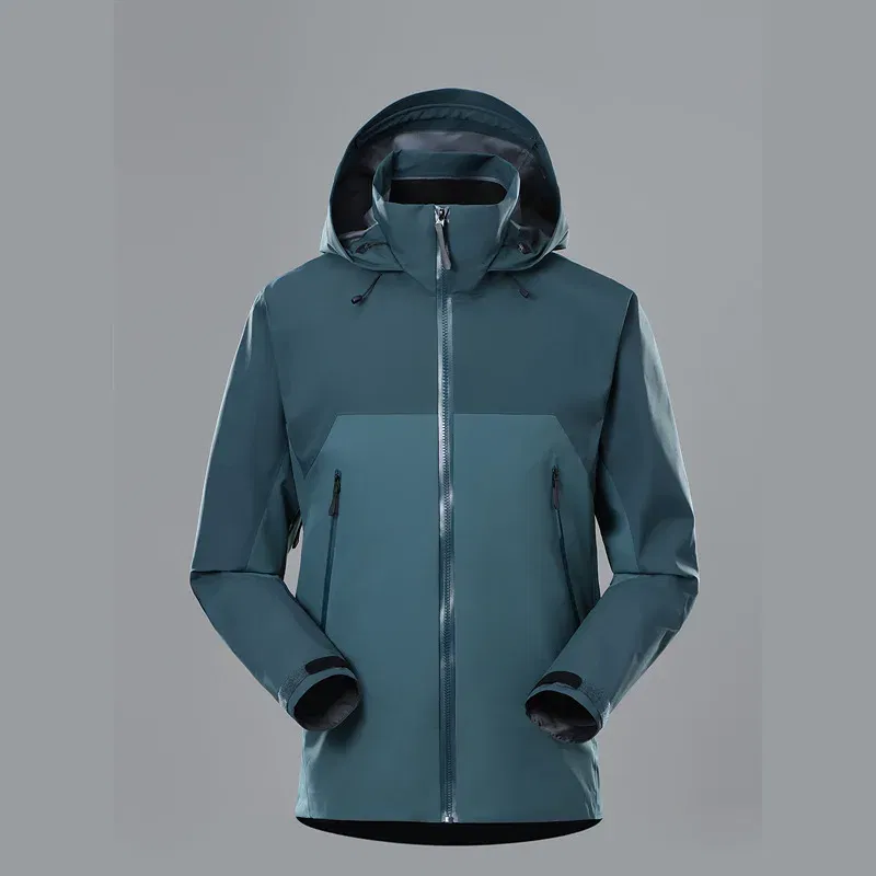 Color: Blue, Size: S - ARC Outdoor Men's and Women's, Fashionable, Windproof and Waterproof, Mountaineering, Breathable, Travel, Camping, Windbreaker