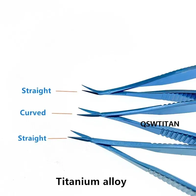 Color: Blue - 8.5cm Venus scissors Ophthalmic microsurgery surgical scissors animal experiment tool