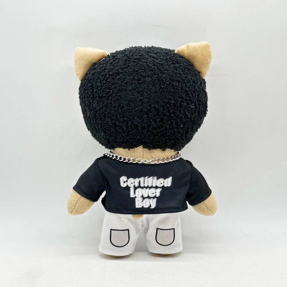 New 24cm Hello Kitty Drake Plush Doll with Black Casual Suit Plush Doll Figure Stuffed Toys Cute Boys Girls Birthday Gift