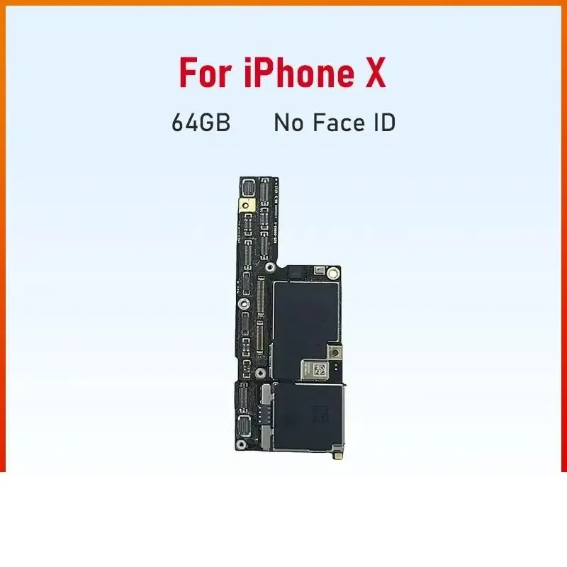Color: Brown, Ships From: CHINA - Top Tested Motherboard for iPhone X XR XS Max 64g 128g 256g Unlocked Mainboard With Face ID Cleaned Logic Board