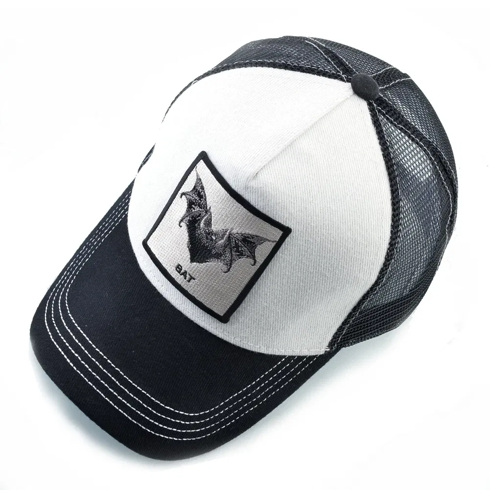 Color: Gold - Baseball Cap With Bat Embroidery Four Seasons Snapback Trucker Caps Men Women Fashion Hip Hop Baseball Hat Outdoor Visor Caps