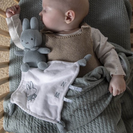 Miffy Green Knit Cuddle Blanket