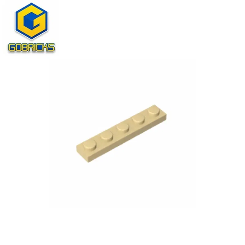 Color: Red - Gobricks GDS-90026 Plate 1 x 5 compatible with lego 78329 Technical gifts Assembles Building Blocks Liftarm Modified