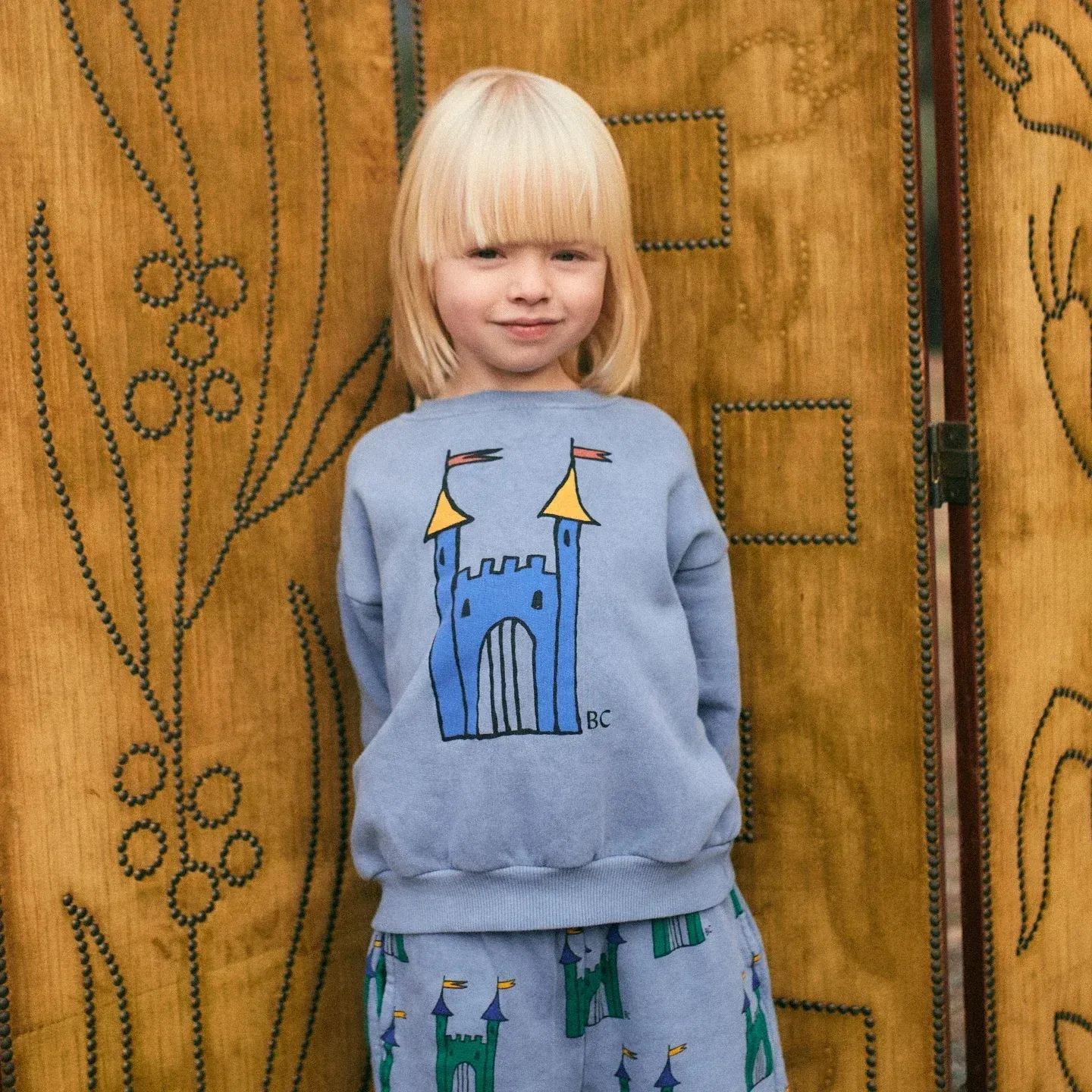 Color: SKY BLUE, Kid Size: 4T - Children's Spring Autumn Hoodie Cartoon Print Unisex Sweatshirt European Style Top for Boys And Girls