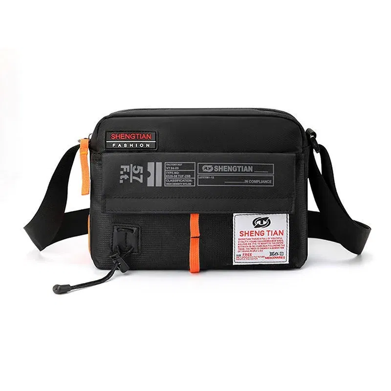 Color: Brown - New Fashion Oxford Bags Men's Shoulder Bag Man Waterproof Messenger Crossbody Bags For Men 2023 Business Bags For Men