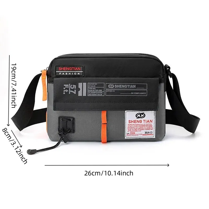 Color: Brown - New Fashion Oxford Bags Men's Shoulder Bag Man Waterproof Messenger Crossbody Bags For Men 2023 Business Bags For Men
