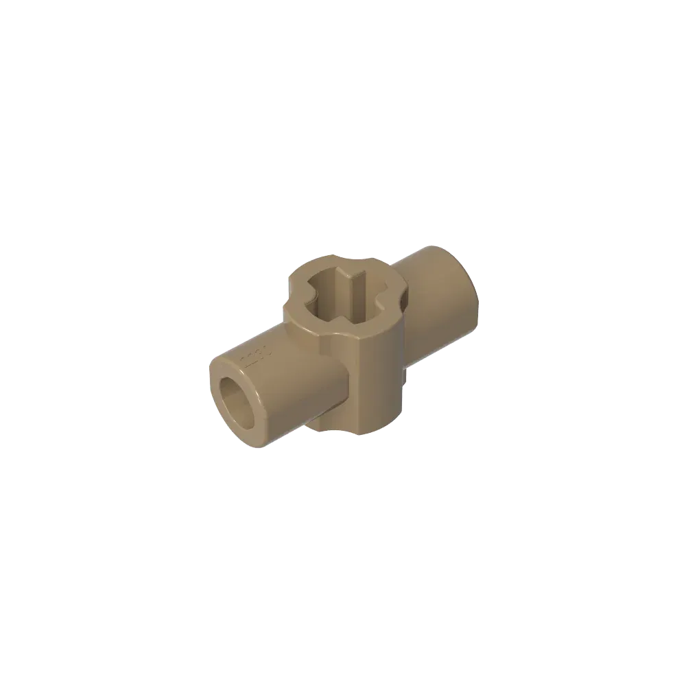 Color: Wood - Gobricks GDS-2230 Technical Axle Connector Hub with Perpendicular compatible with lego 24122 Assembles Building Blocks