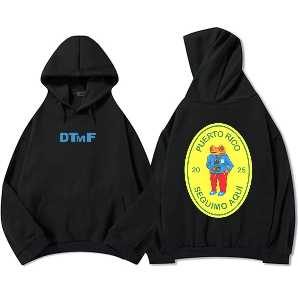 Color: Beige, Size: XXXL - DTMF Deb? Tirar Más Fotos 2025 New Album Hoodies Bad Bunny Singer Printing Sweatshirts Men Women Clothing Sudaderas Hombre Male