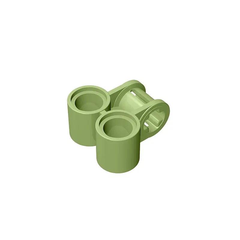 Color: GRAY - Gobricks GDS-927 Technical, Axle and Pin Connector Perpendicular Double compatible with lego 32291 pieces of children's toys