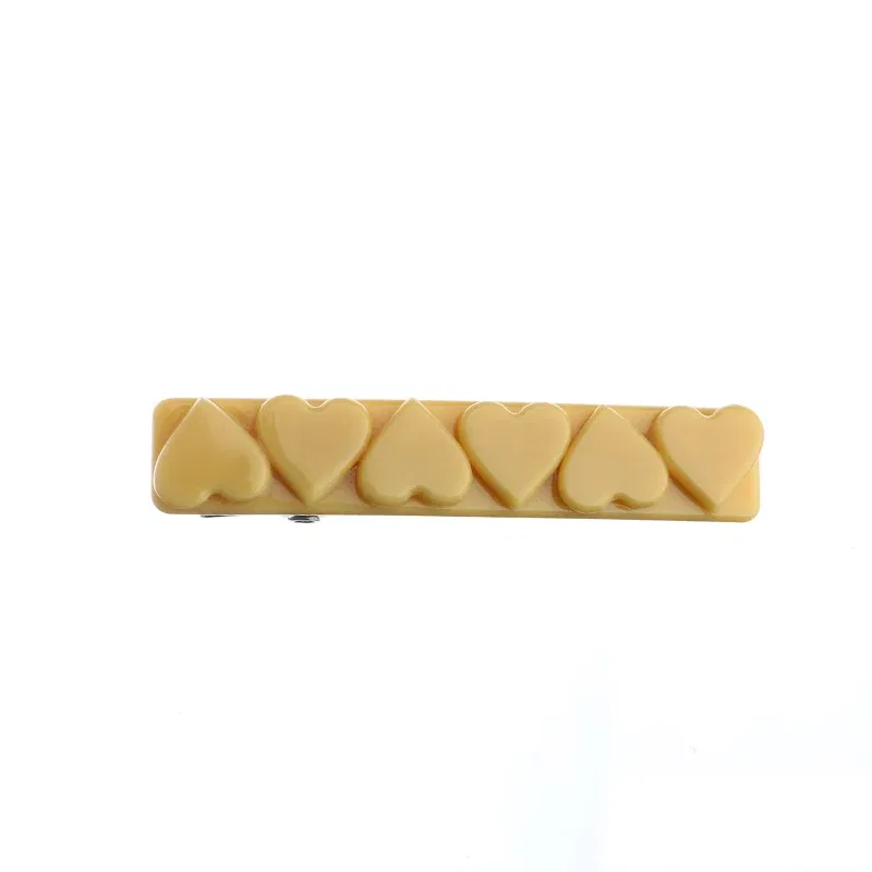 Color: Ivory, Ships From: CHINA - New Korean Retro Ins Star Hairpin Children Cute Bang Clip Headdress Japanese Acrylic Solid Color Hairpin Side Clip