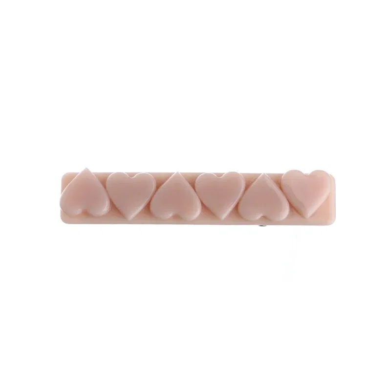 Color: Ivory, Ships From: CHINA - New Korean Retro Ins Star Hairpin Children Cute Bang Clip Headdress Japanese Acrylic Solid Color Hairpin Side Clip