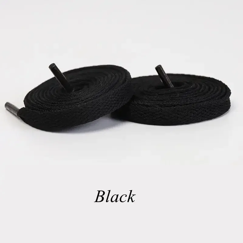 Color: black, Ships From: CHINA, Length: 180 cm - 1pair Classic Shoe Laces Flat Shoelaces Fit Fashion Solid Sports Shoelace Casual Unisex Shoe Strings Shoe Accessories