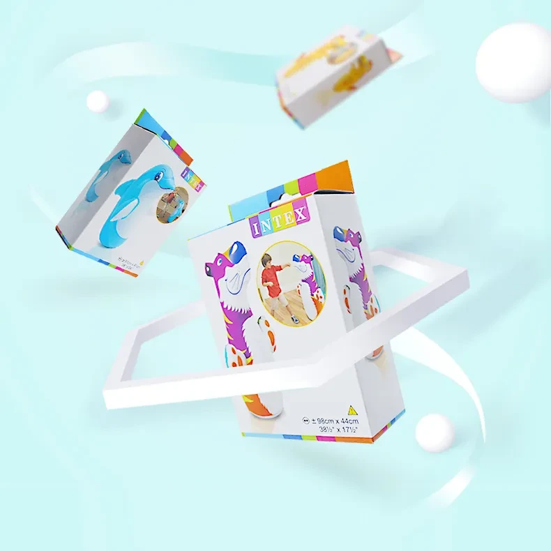 3D Inflatable Dinasour Toys for Children Boys Bop Bag Punching Bag Interactive Big Tumbler Toy Kid