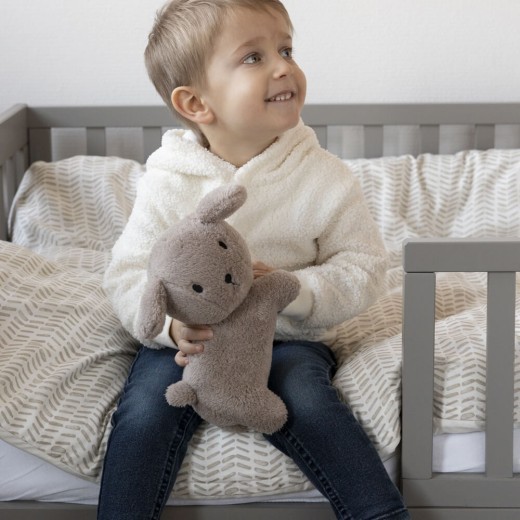 Snuffy Puppy Fluffy Cuddle Plush Taupe Medium