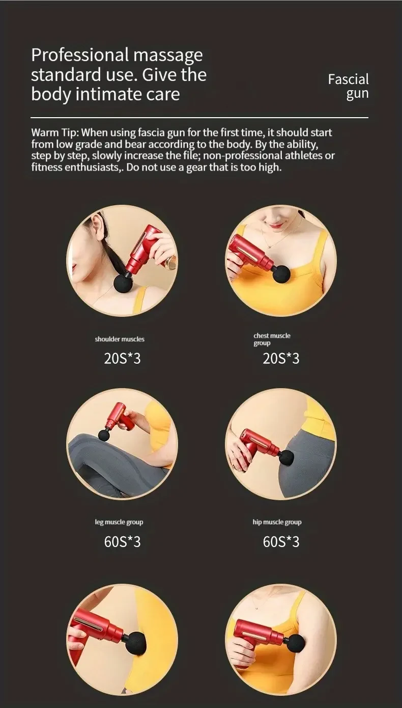 ProRelax Deep Tissue Muscle Massager Gun