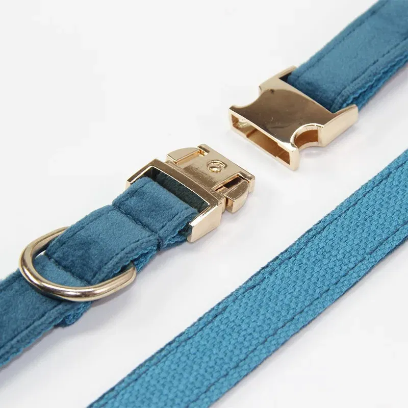 Color: Green, Size: M - Customized Deerskin Cat and Dog Collar, Adjustable Rope Set, Durable and Personalized, Free Engraved Pet Nameplate, ID Label, Al