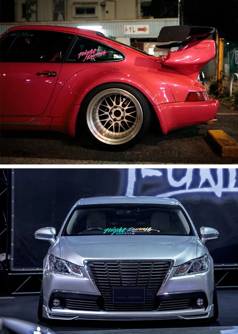 Rear Windshield Stickers for Night Cars