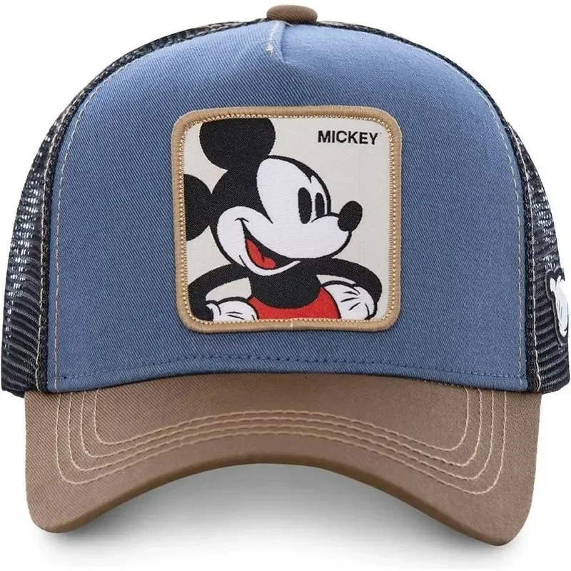 Color: Watermelon red, Size: Adjustable - Hot Sale Unisex Anime Cartoon Cap Disney Embroidery Baseball Cap Men Women Trucker Hat