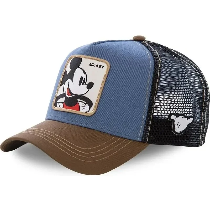 Color: Watermelon red, Size: Adjustable - Hot Sale Unisex Anime Cartoon Cap Disney Embroidery Baseball Cap Men Women Trucker Hat